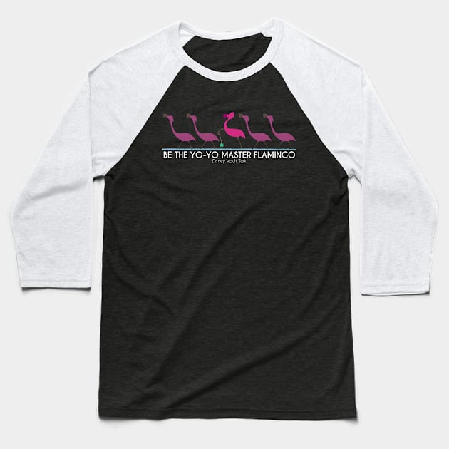 Flamingo Yo Yo Baseball T-Shirt by GOLiverse